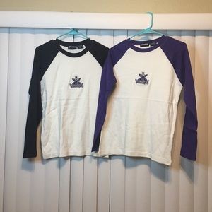 Sacramento Monarchs 2 long sleeve T’s for the price of one. New without tags